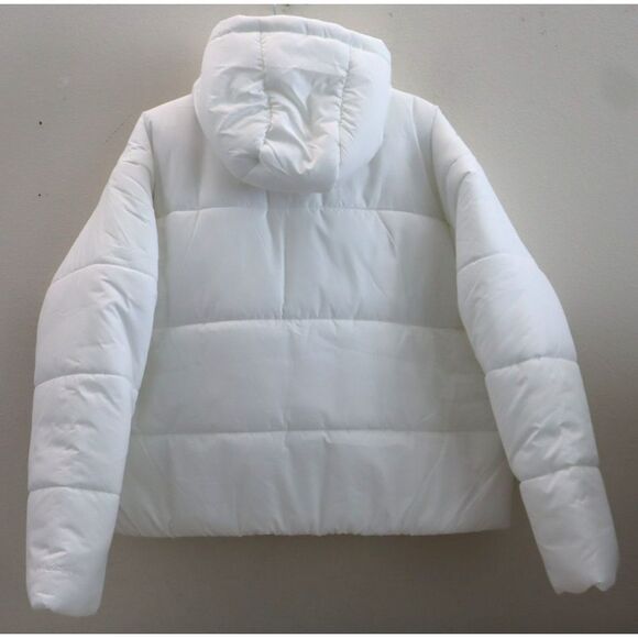 Nike FZ5899-100 Women's Sz XL White Therma-FIT Loose Hooded Puffer Jacket - Picture 2 of 9